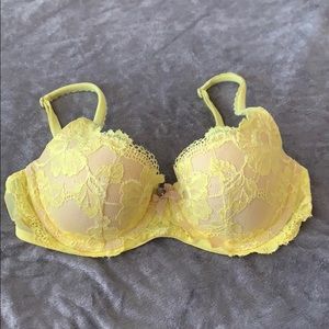 Body by Victoria Demi light yellow lace